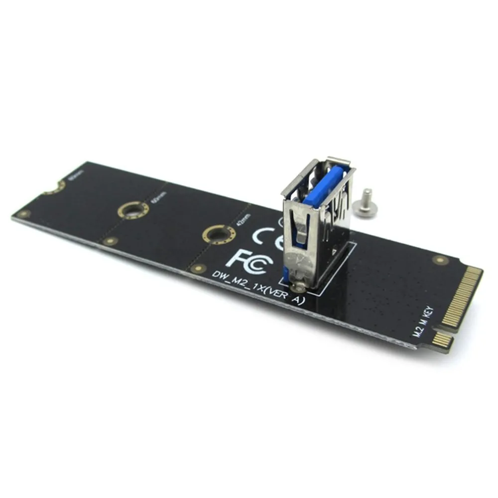 Профессиональный NGFF M.2 к PCI-E L USB3.0 адаптер конвертер расширения Riser Card для горнодобывающей поддержки 2260 2280 Прямая поставка