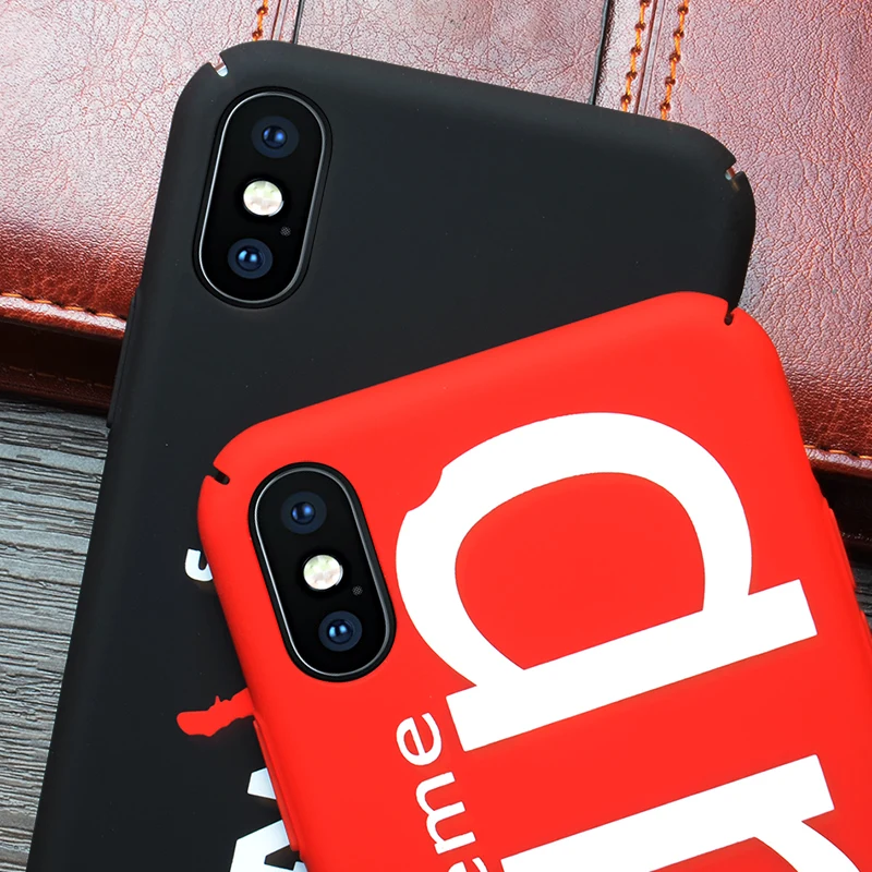 Ультра тонкий чехол для iPhone X 8 7 6 5 плюс задняя крышка установлены половиной