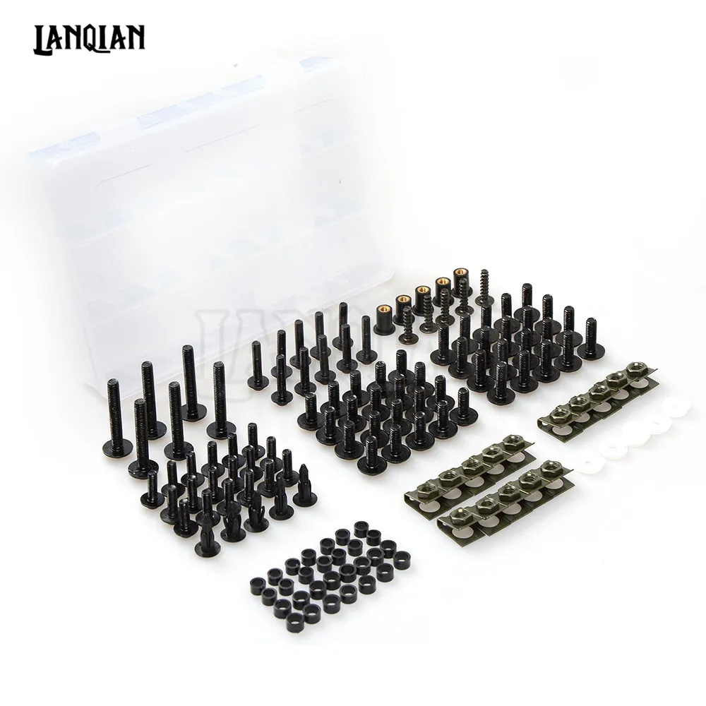 Универсальный мотоцикл обтекатель тела болты шпиль винт гайки для Kawasaki Ninja 1000 ZX10R