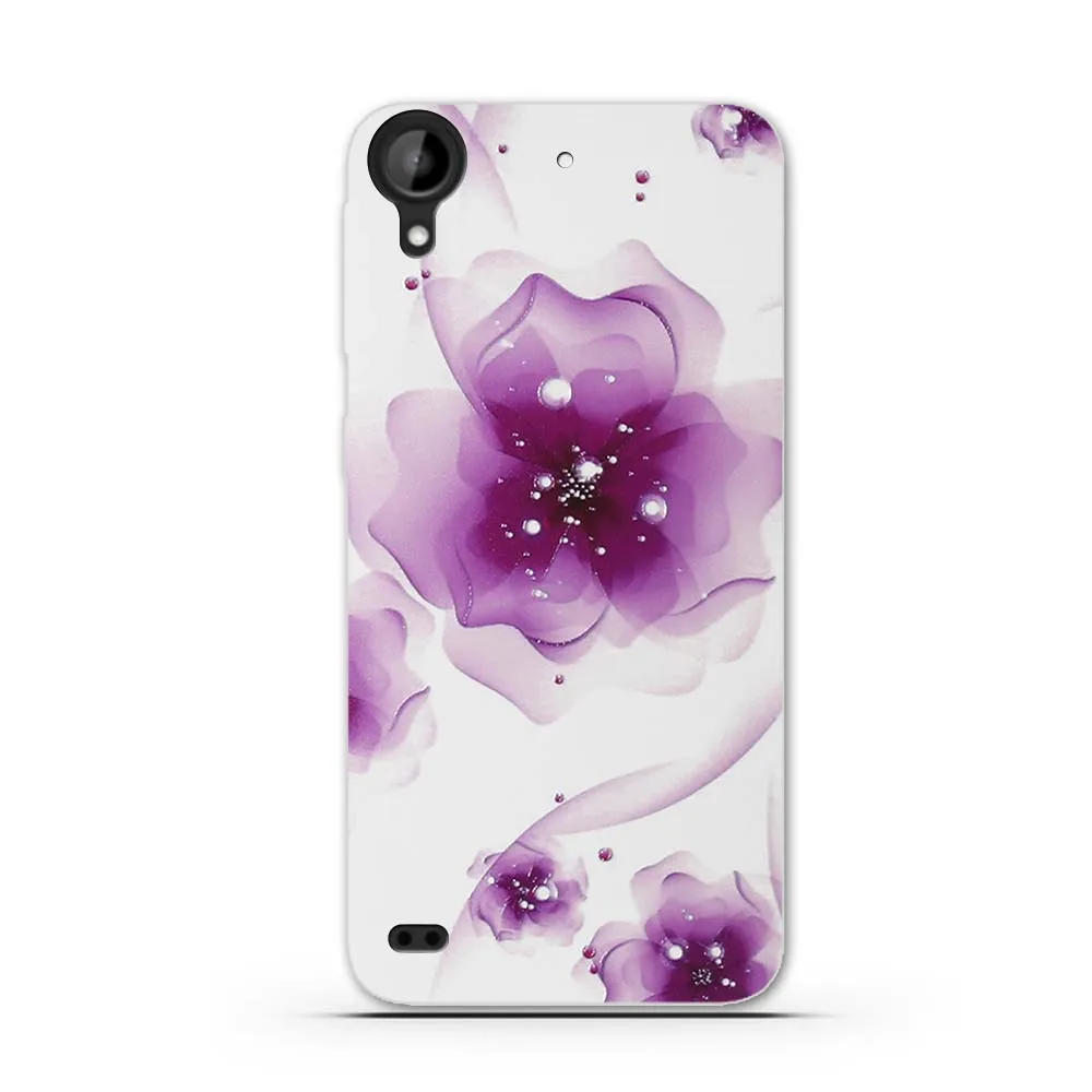 Роскошный силиконовый чехол с принтом для HTC Desire 530 Capa 3D цветами телефона мягкий