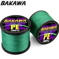 bakawa superpower 1000 4 strand 18lb 80lb pe braided fishing line multifilament carp fishing line rope cord