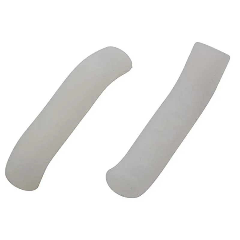 1 Pair White Универсальная силиконовая гелевая Тормозная крышка рукоятка рычаг Горная дорога велосипед Велоспорт защитный кожух рукав MTB фиксированная шестерня - Цвет: 1 Pair White