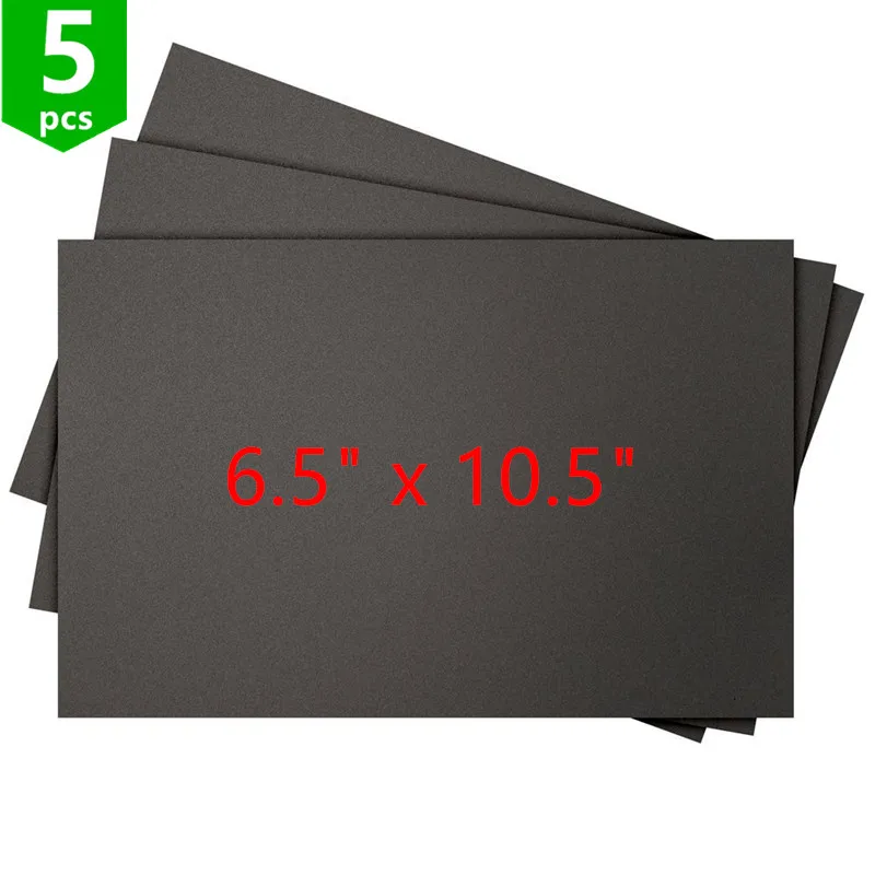 3D сборки с печатной поверхностью 6 5 &quotx 10 5&quot прямоугольник черный супер палка