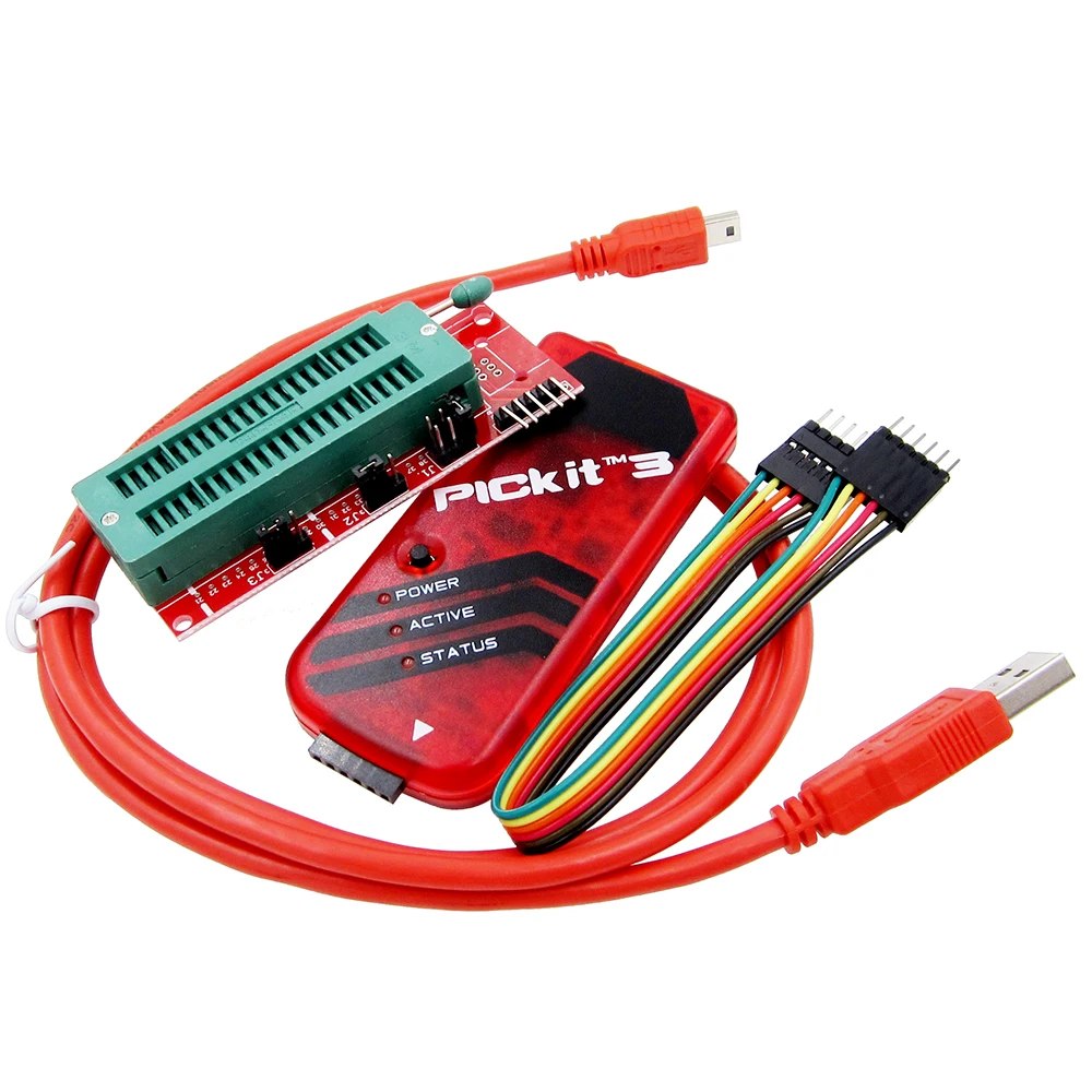 Программатор PICKIT3 + PIC ICD2 PICKit 2 PICKIT 3 1 комплект программирующий адаптер