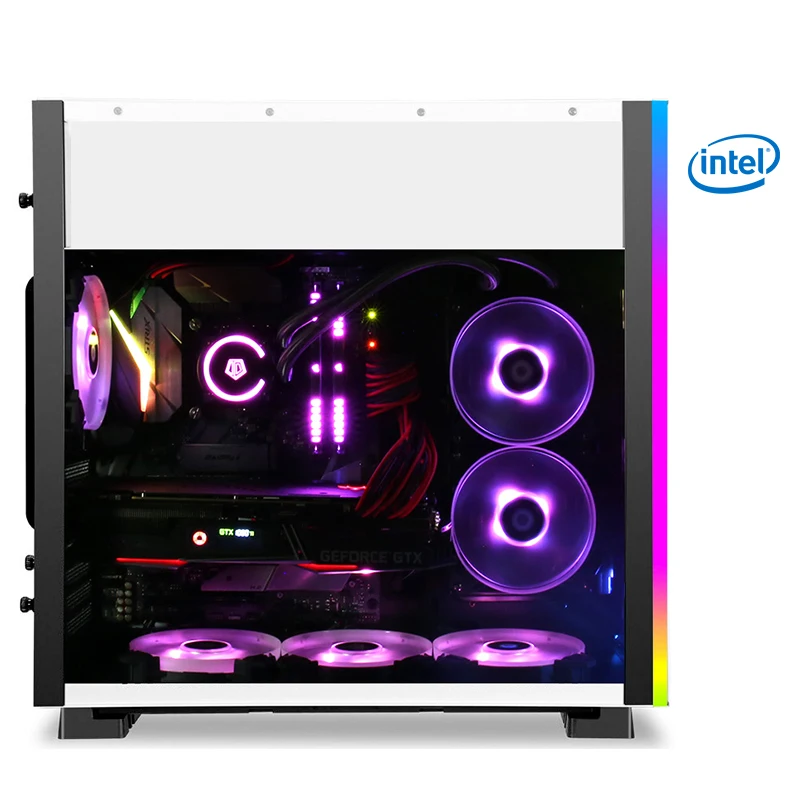 GETWORTH S11 I7 9700K игровые ПК настольные компьютеры компьютер Intel Core RTX2070 16 Гб DDR4 3000 МГц Intel 256 ГБ SSD Бесплатные Вентиляторы RGB высокого класса