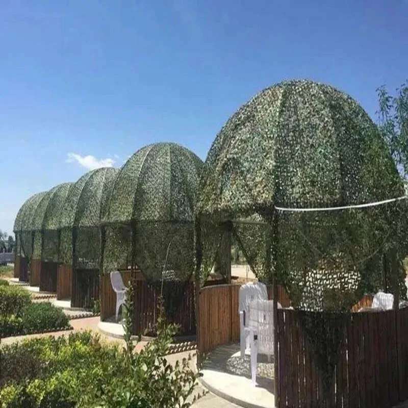 Горячая камуфляжная сетка Лесной камуфляж джунгли листья с веревкой для