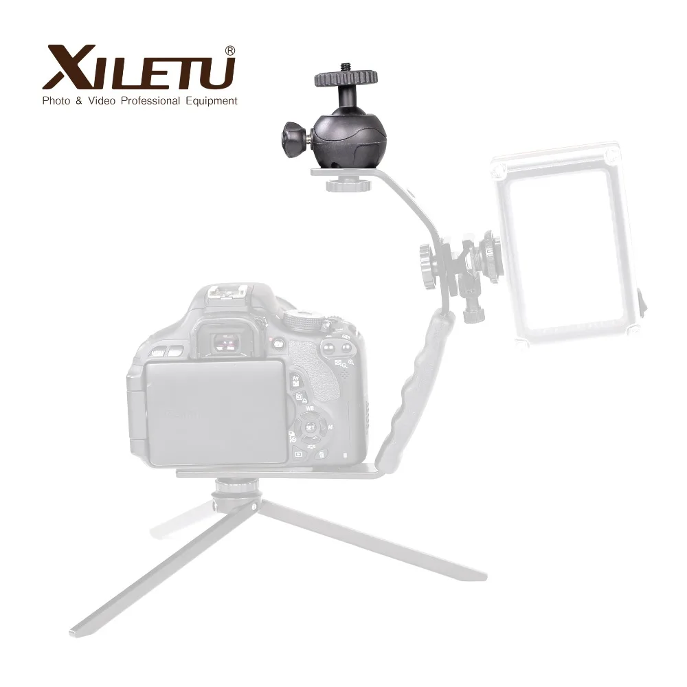 Штатив тренога GIZOMOS компактный с шаровой головкой 360 Поворотный для DSLR камеры