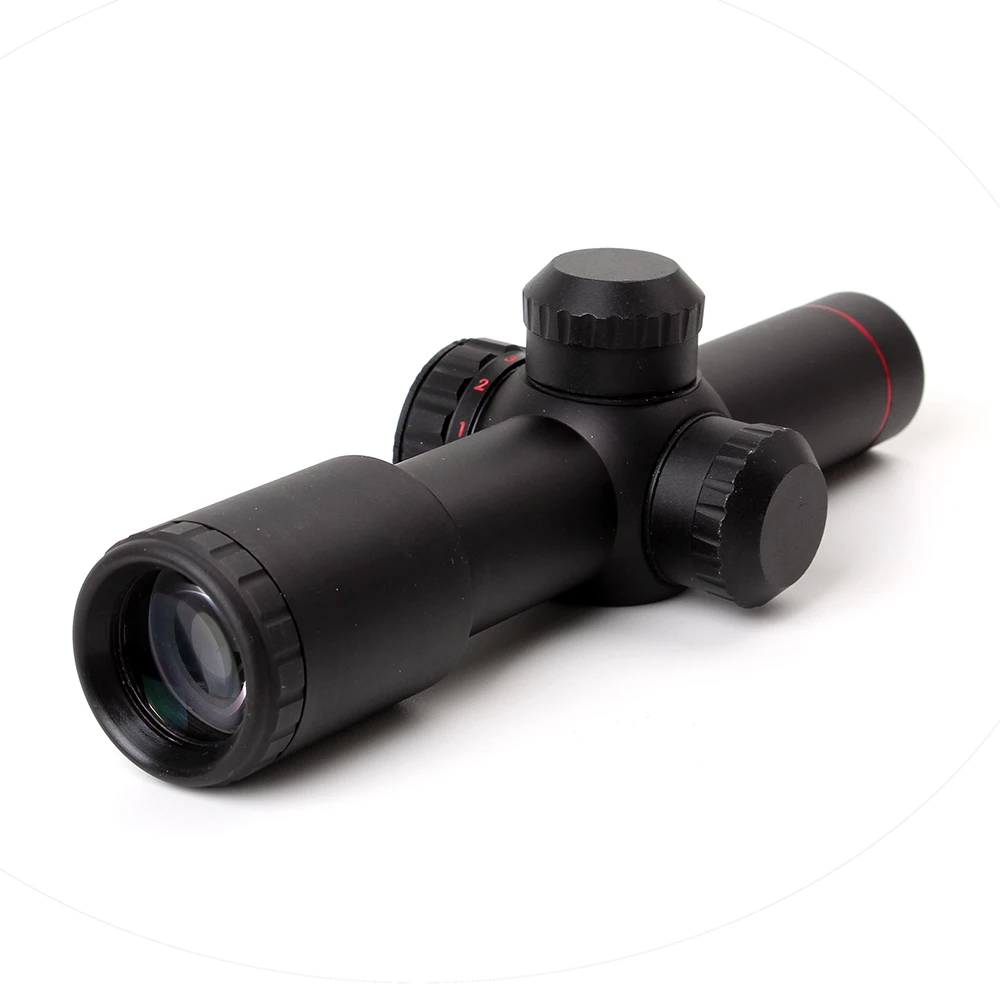 Тактический Ohhunt 4.5x20E компактный охотничий прицел с красной подсветкой из стекла с гравировкой с откидной крышкой для объектива
