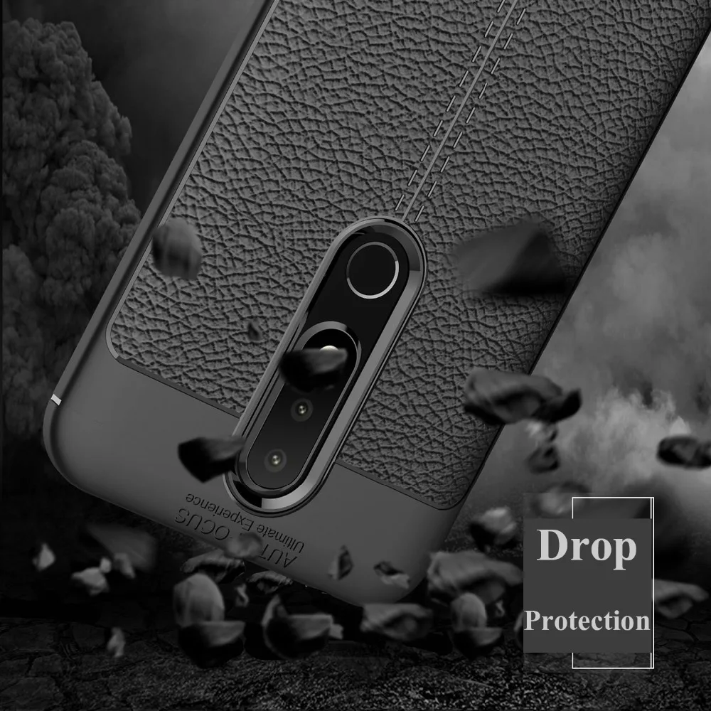 Лучшие чехлы для телефонов Nokia X6 противоударный мягкий силиконовый текстурный