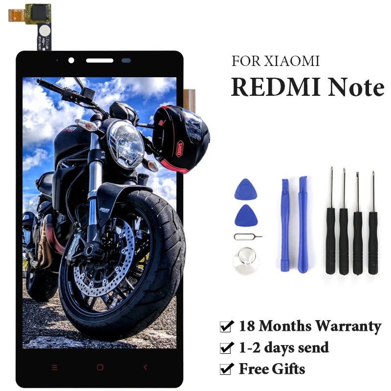 5 ''черный без битых пикселей OEM высококачественный дисплей для Xiaomi Redmi Note LCD