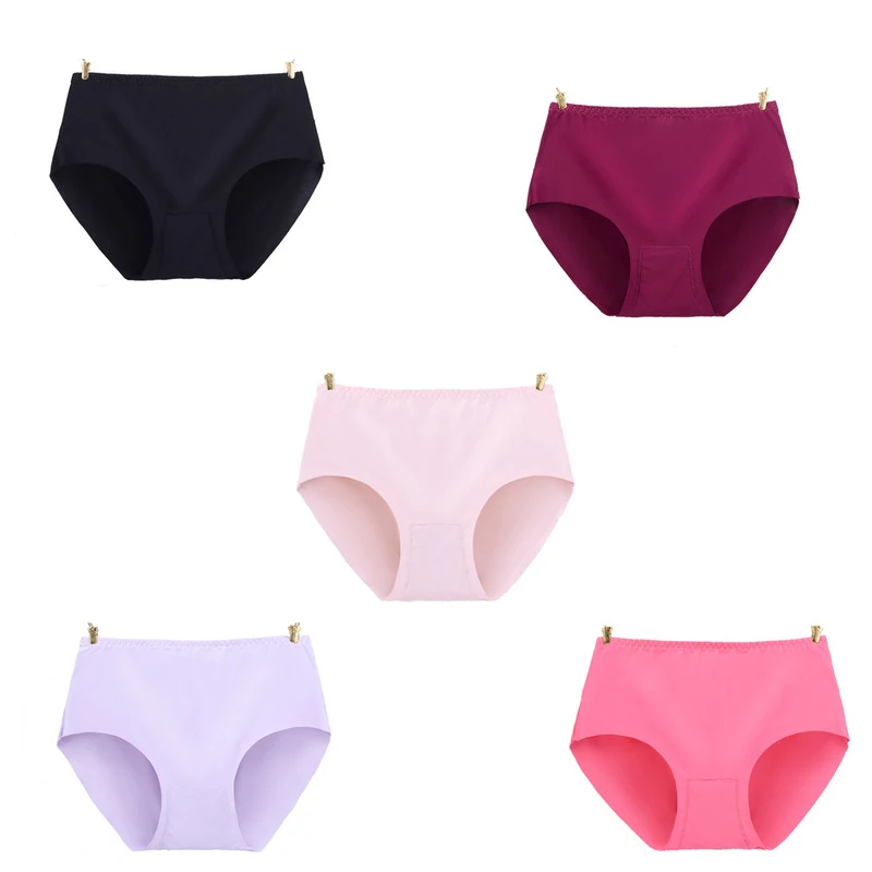 Toppick 0,94$/шт. 5 шт./лот, сексуальные женские трусики, женские бесшовные трусики, женское нижнее белье, Majtki Damskie Culotte Femme - Цвет: 3