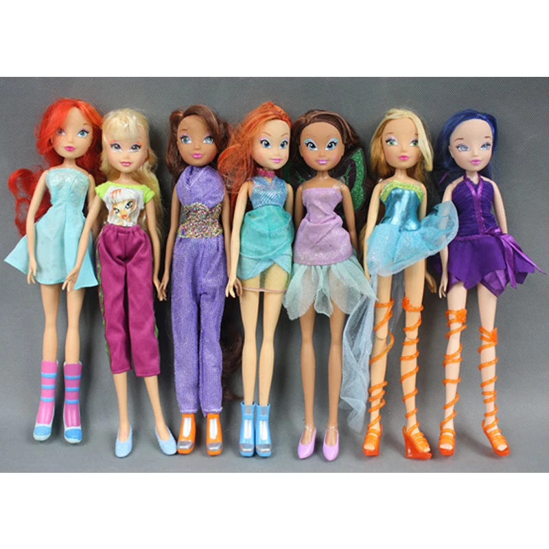 A001 лучший подарок на день рождения 30 см Winx Клубная кукла Радуга красочная девочка
