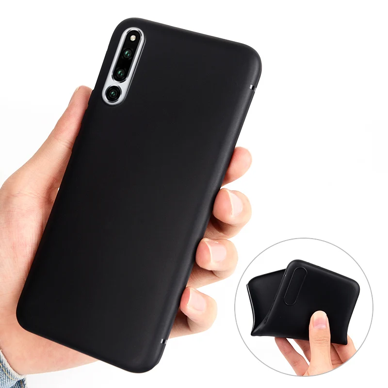 For Huawe honor magic 2 AI Case Soft matte TPU silicon Cover on Magic soft tpu cover 6.39&quot Thin Clear Coque Ultra Black | Мобильные