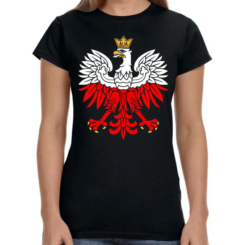 

2019 Summer Women T-shirt POLSKI Koszulka Patriotyczna Polska Polish Patriotic T Shirt Cute Tee shirt