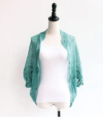 picture color Topshop Для женщин кардиган полые Тонкий вязанный свободный рукав «летучая мышь»; воздухопроницаемая рубашка для защиты от солнца рубашка с короткими рукавами с небольшим шаль пальто кардиган - Цвет: picture color