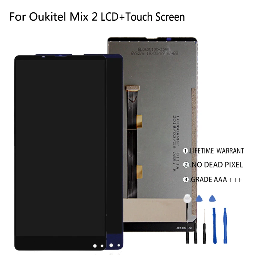 Оригинальный Для Oukitel Mix 2 ЖК дисплей сенсорный экран дигитайзер для дисплея