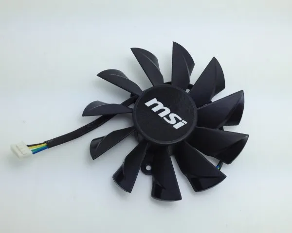 Новый оригинальный охлаждающий вентилятор для видеокарты MSI N650 GTX650 R6850 пластина