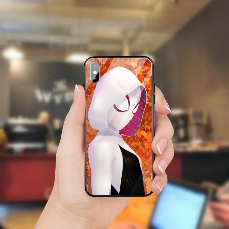 Модные Гвен Стейси Паук девушка для Iphone 5 5s SE 6 S 7 8 Plus X XR XS Max сумки Тоторо