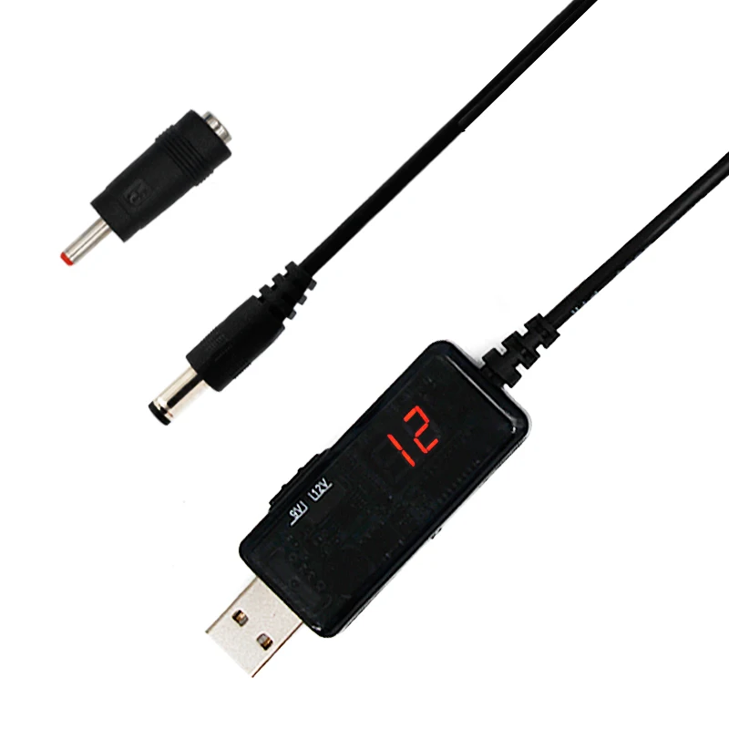 9v 12v повышающая линия беспроводной маршрутизатор зарядки DC5.5mm 2 1 мм USB разъем