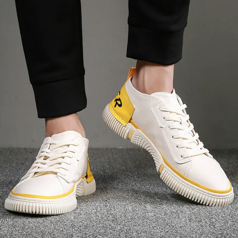 2019 г. летние новые популярные дышащие низкие Туфли мужские белые парусиновые