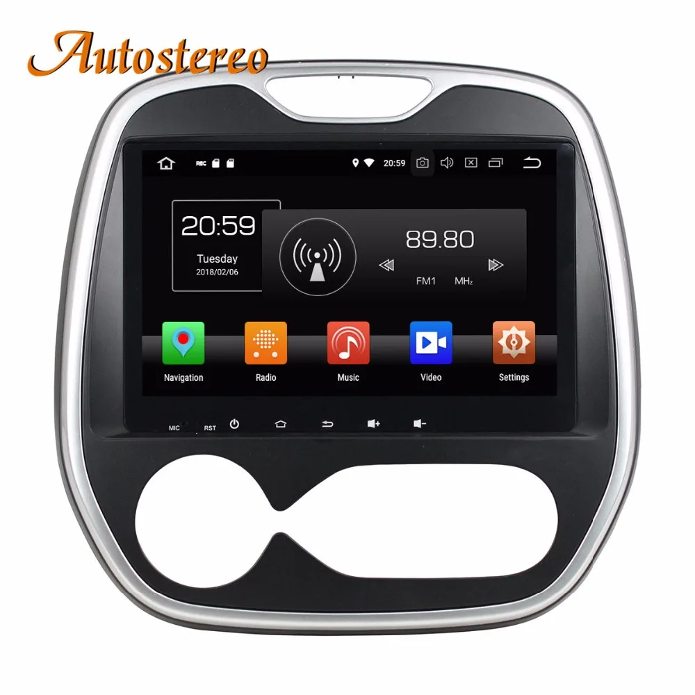 Автостерео Android 9 4+ 32G Автомобильный dvd-плеер gps навигация для Renault Capture AT 2011+ головное устройство мультимедийный плеер магнитофон