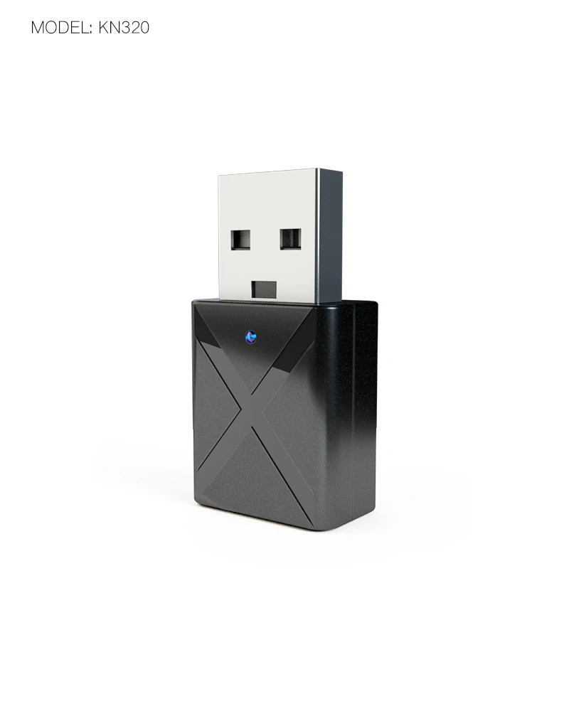 KN-320 Bluetooth-compatible 5.0 Transmitter Receiver Mini 3.5mm AUX Stereo Wireless Adapter For Car Music | Электроника