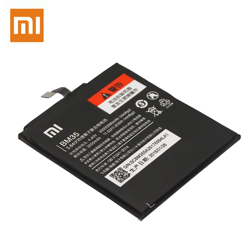 2019 новый оригинальный аккумулятор BM35 для Xiaomi Mi 4C Mi4C M4C высококачественные батареи
