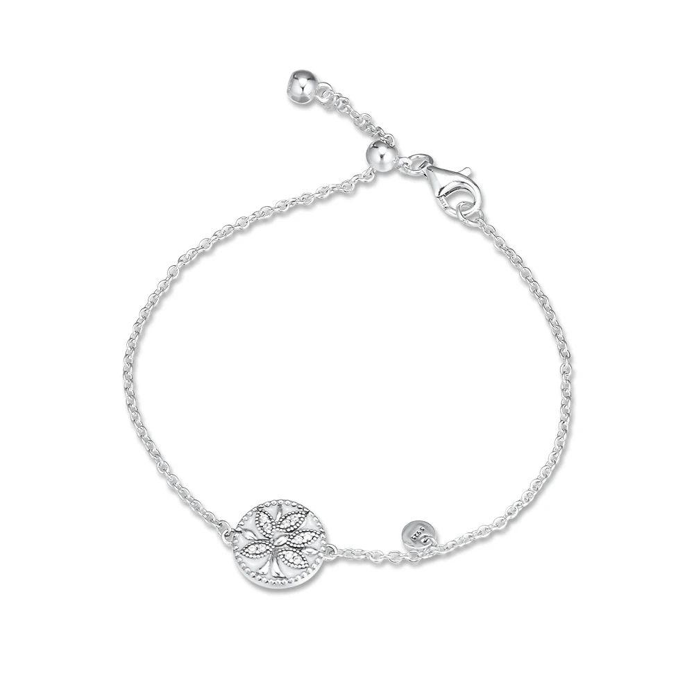 Tree of Life Bracelet Sterling Silver Jewelry For Woman Fashion Make Up Mother's Day European | Украшения и аксессуары