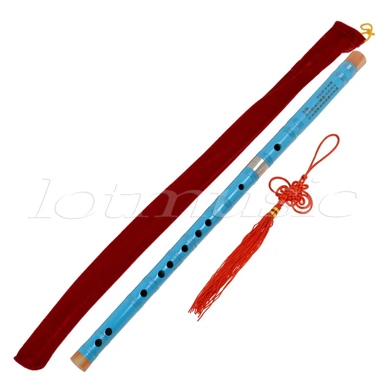 Kmise голубая краска традиционный китайский бамбуковый инструмент|bamboo flute dizi|chinese