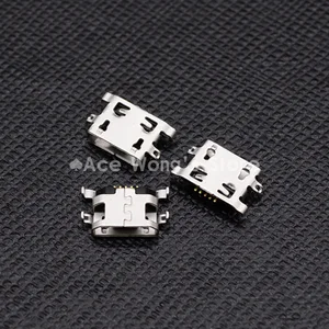 10 шт., разъем Micro USB 5pin B типа Мама для разъема Micro USB мобильный телефон, 5-контактное гнездо для зарядки