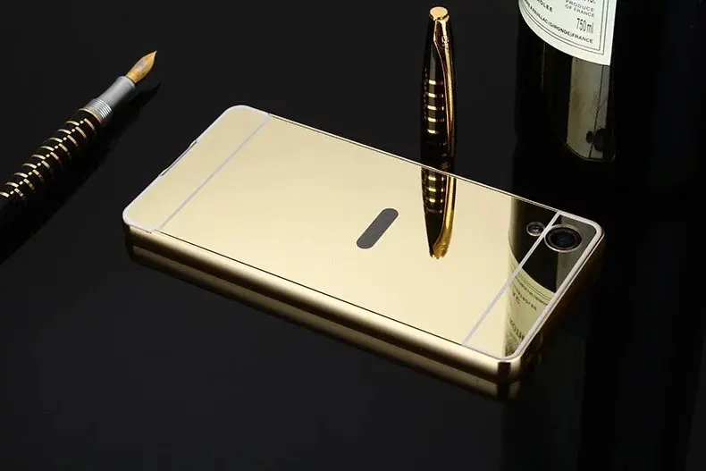 Чехол для телефона для sony Xperia xa1 G3121 G3123 G3116 чехол Роскошный Алюминиевый зеркальный чехол для sony Xperia XA2 H4133 оболочка задняя крышка