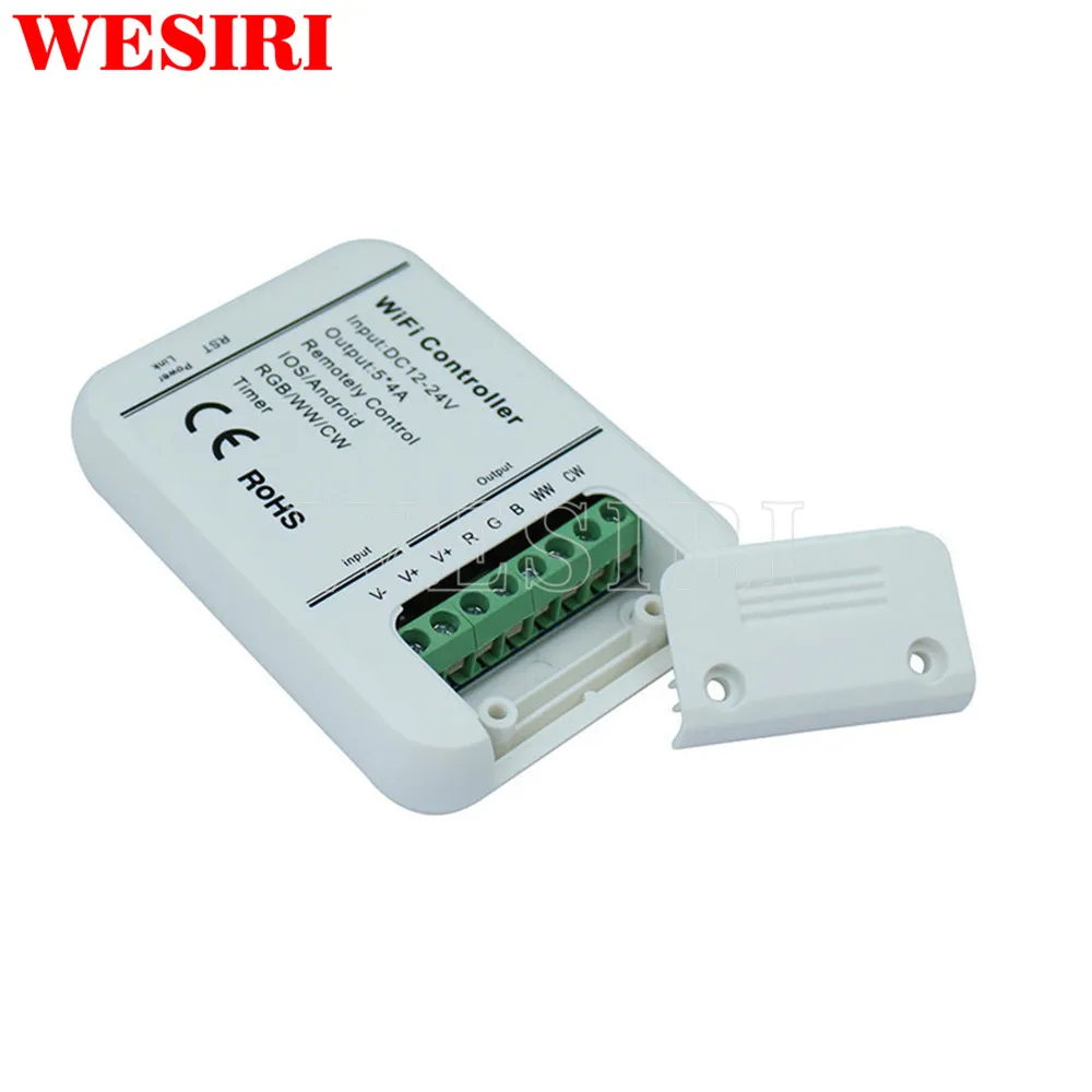 Подсветка умного Wi-Fi управления Лер 5 каналов управления 4A 5CH CW/WW RGB RGBW rgbww таймер со светодиодной подсветкой музыка Группа синхронизация управление Лер