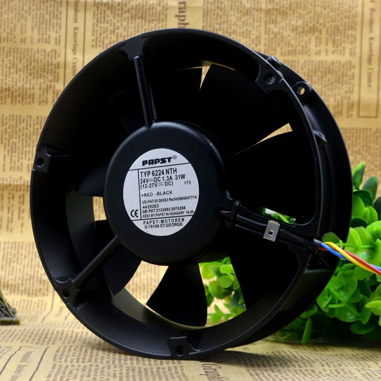 Оригинальный EBM PAPST TYP 6224 NTH 24V 1.3A 31W 17251 охлаждающий вентилятор | Компьютеры и офис