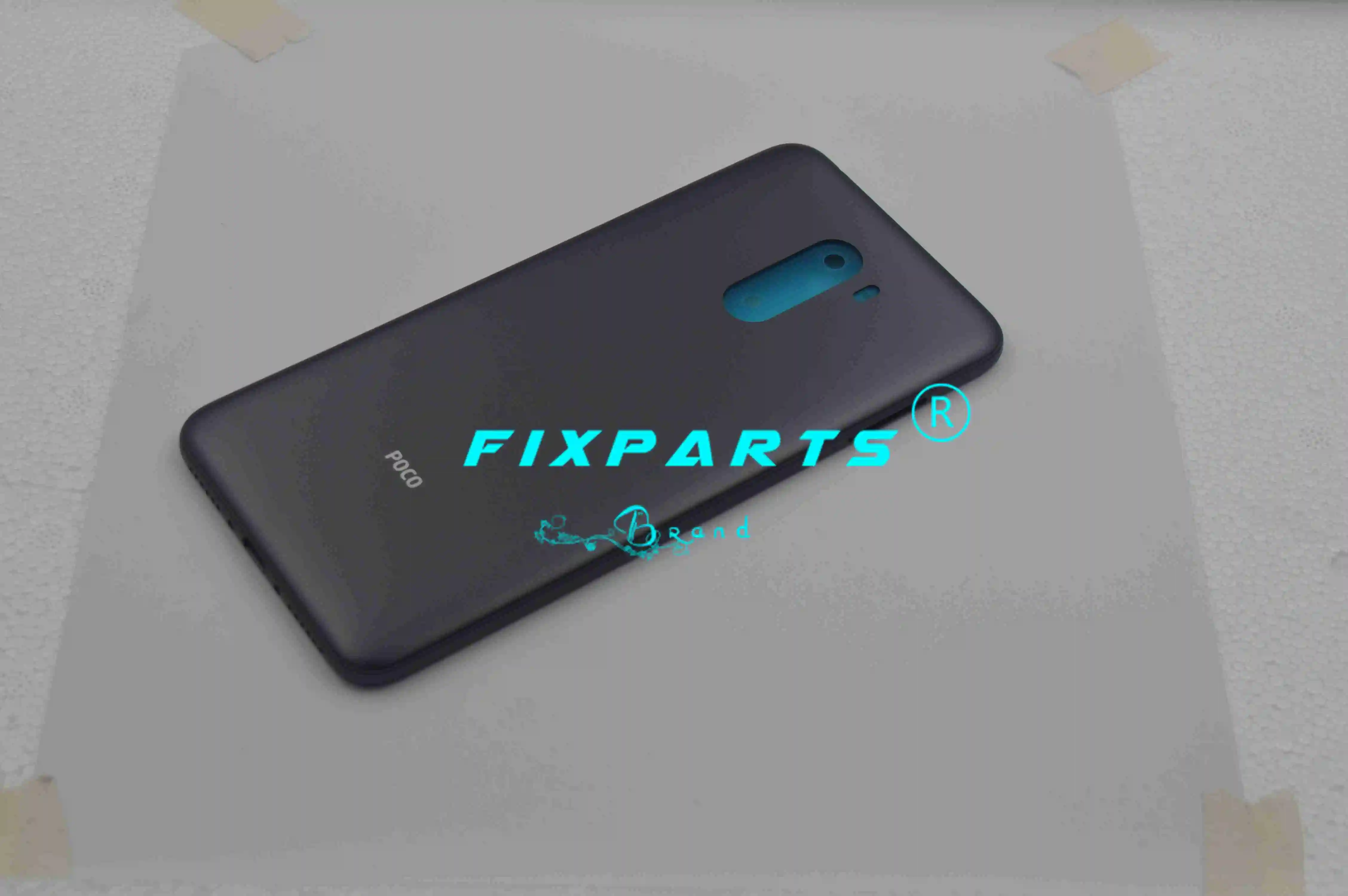 Для Xiaomi Pocophone F1 Задняя крышка батареи пластиковая Дверь Корпус Замена жесткий