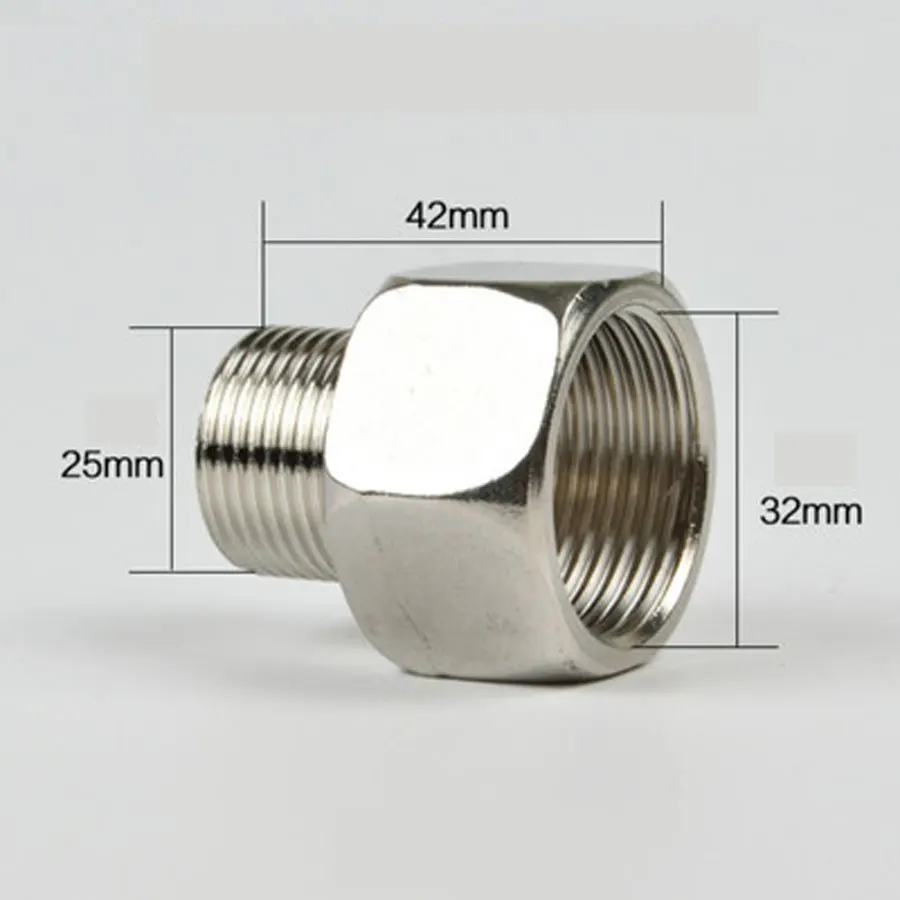 

Втулка 3/4 "BSP Male x 1" BSP Female, 201 фитинги из нержавеющей стали, соединительный переходник, длина 42 мм