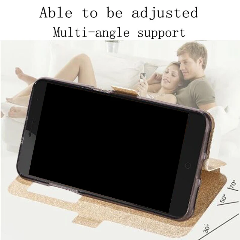 2 шт. Smart View Окно Искусственная кожа чехол для zte Xiaoxian 5 V0840 крышка shell телефона Xiaoxian5