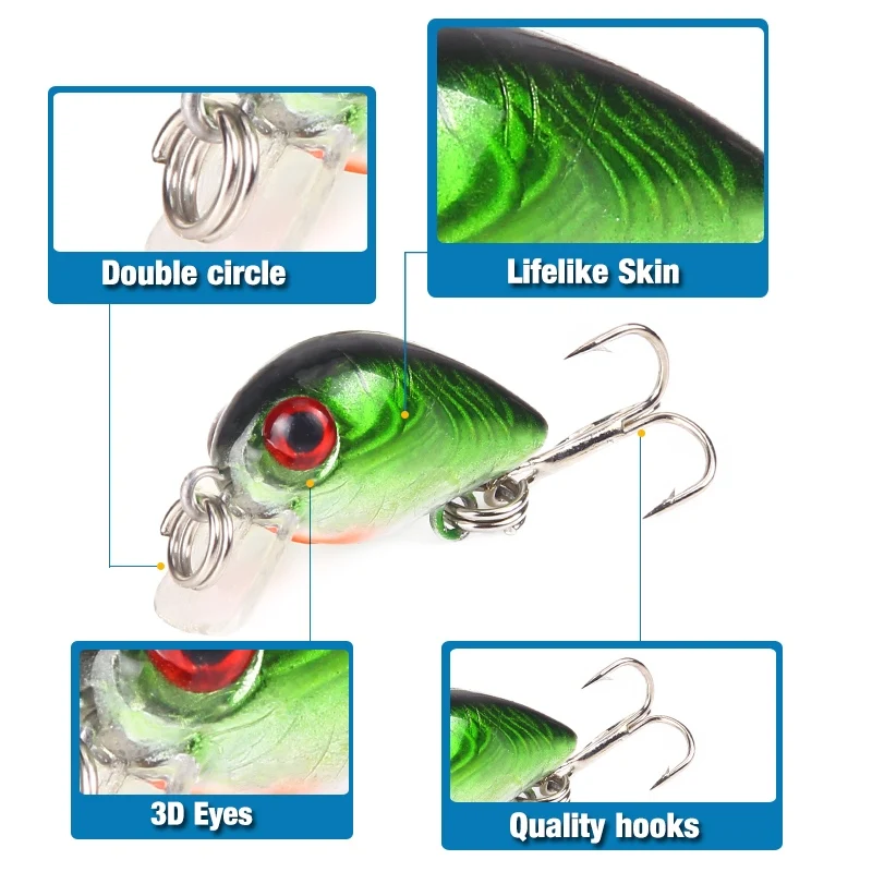 Блесна SEAPESCA рыболовная приманка 3 см 1 5 г Topwater жесткая японская наживка воблеры