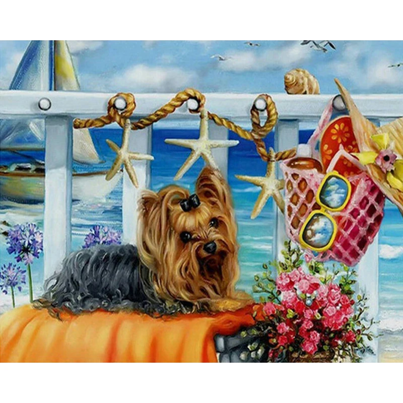 

YIKEE diamond painting Pet dog,5 d diamond painting,3d diamond painting K847