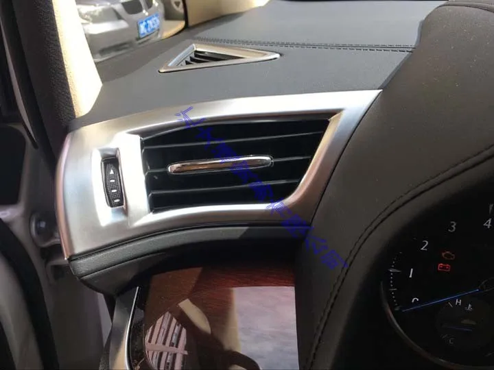 Для 2016-2019 Toyota Alphard Vellfire AH30 автомобильный хромированный корпус вентиляционного