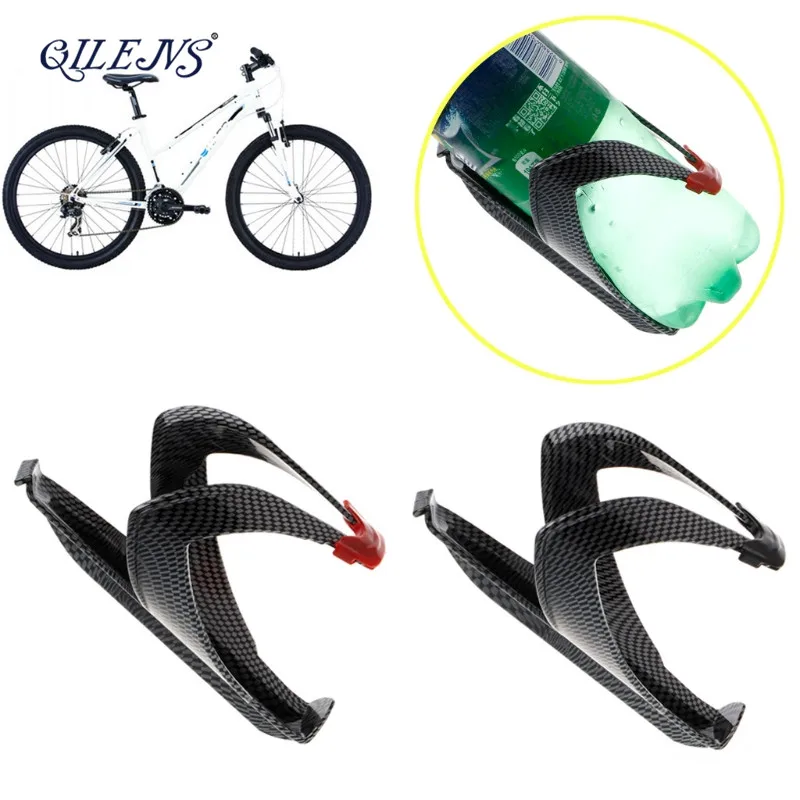 Держатель для бутылки с водой из углеродного волокна езды на велосипеде улицы|water