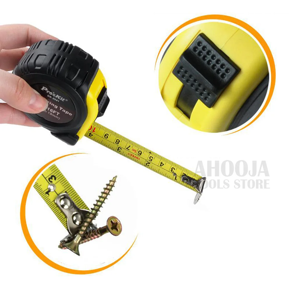 Прочная магнитная лента Pro'skit 3 м/5 м/7 5 м измерительная самоблокирующаяся