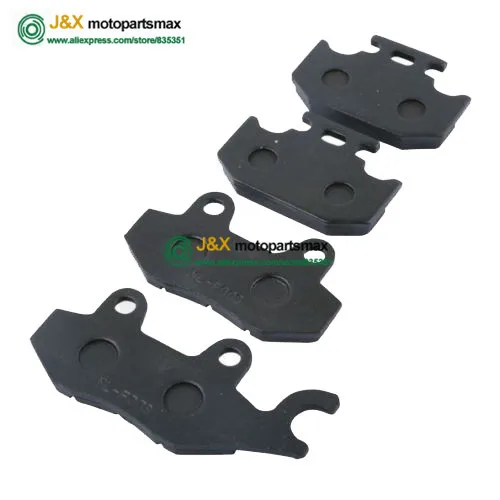 Бесплатная доставка 4 шт. Передние Задние тормозные колодки для YAMAHA FZR 50 DT 200 WR TT 250 R