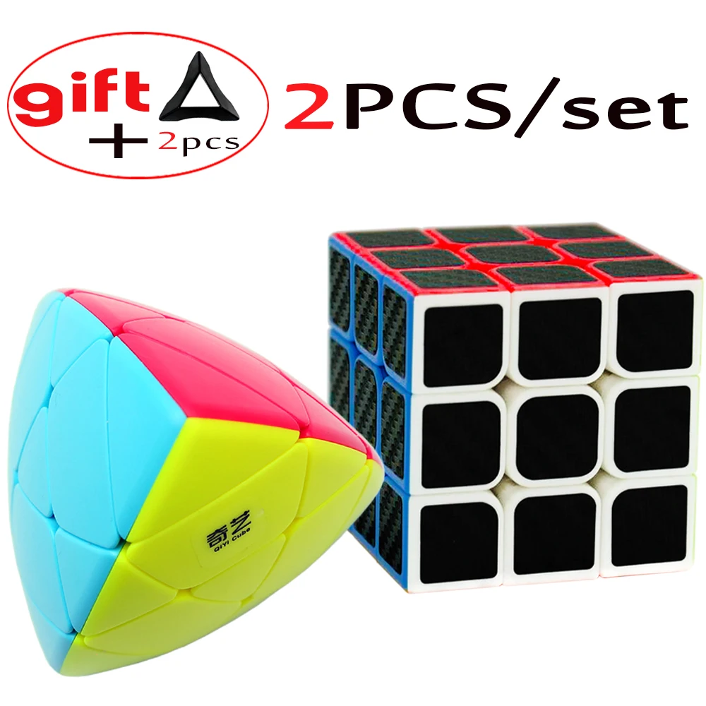 2 шт./компл. YJ GuanLong 3x3x3 3 слоя 3*3 магический кубики Профессиональный QiYi Mastermorphix