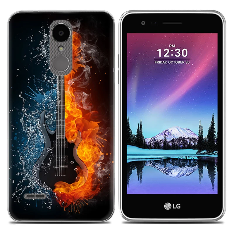 Drop Shipping TPU Soft Phone Case for LG K4 2017 X230 European Version 5-inch Fashion Pattern Colorful Painted |
