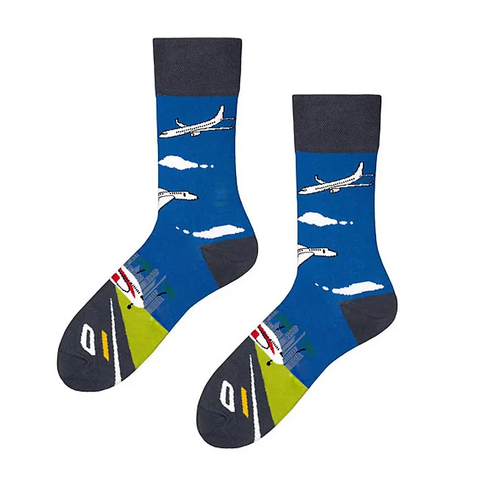 7 Женские счастливые носки милые хлопковые цветные мужские Мультяшные граффити повседневные винтажные стильные Смешные художественные носки модные японские - Цвет: 7