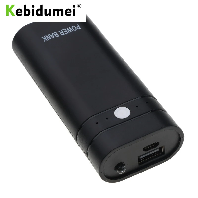 Внешний аккумулятор kebidumei USB корпус для самостоятельной сборки 2 аккумулятора 18650