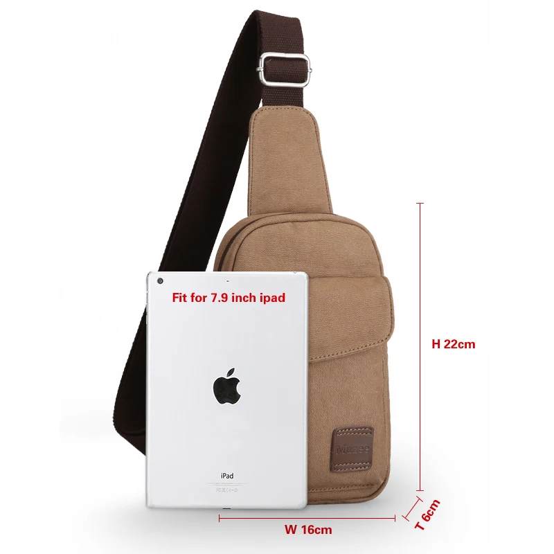 Повседневная холщовая нагрудная сумка для мужчин многофункциональные маленькие