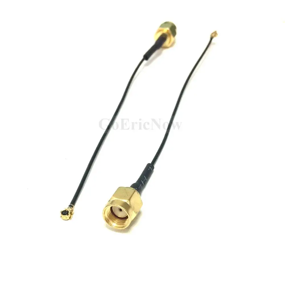 10pcs RF Coaxial Ipex IPX / u.fl to RP-SMA Male Connector 10cm Pigtail Cable 1.13 Plug | Обустройство дома