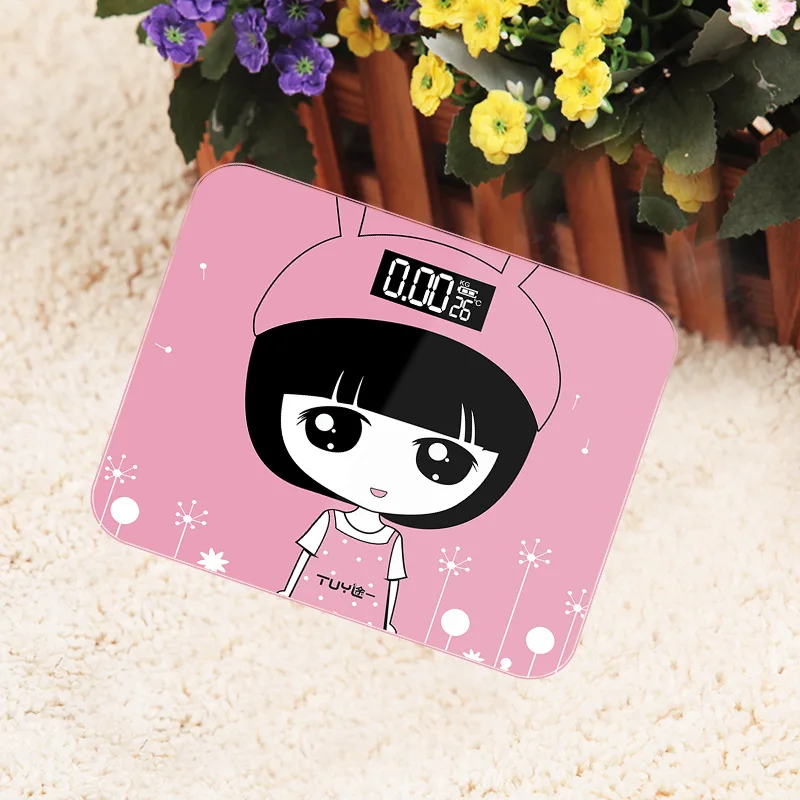 A2 Bathroom Floor Body Scale Glass Smart Household Electronic Digital Weight Balance Bariatric LCD Display 180KG/100G | Инструменты