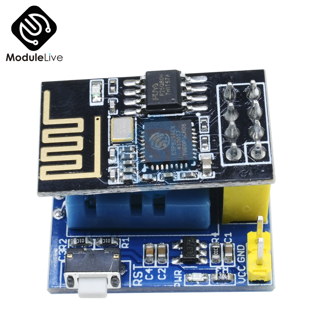 Wi Fi ESP8266 ESP 01 01S DHT11 Температура влажности Сенсор метр модуль Беспроводной